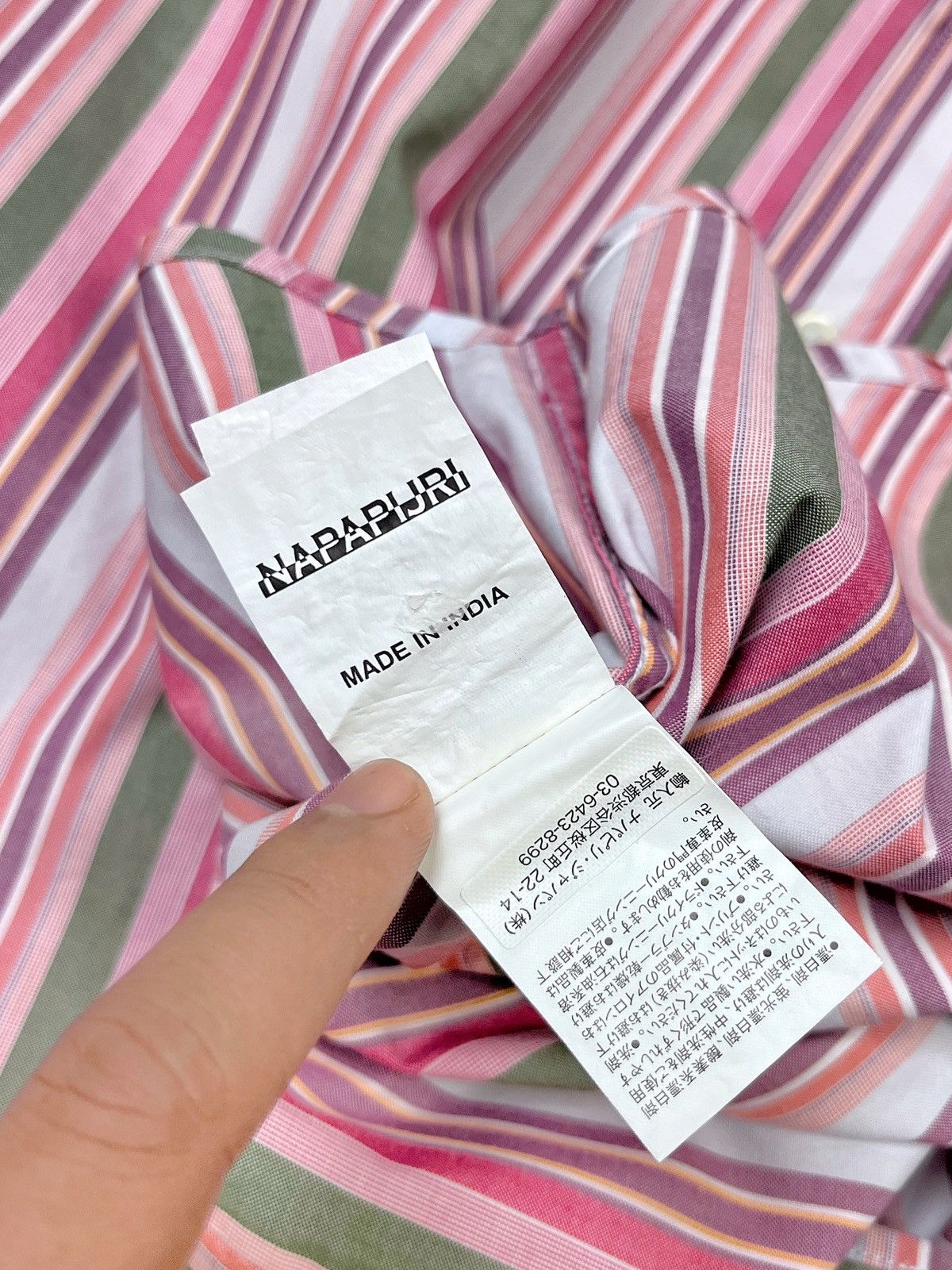 Napapijri Napapijri Multicolor Striped Shirt Size US XXL / EU 58 / 5 - 8 Thumbnail