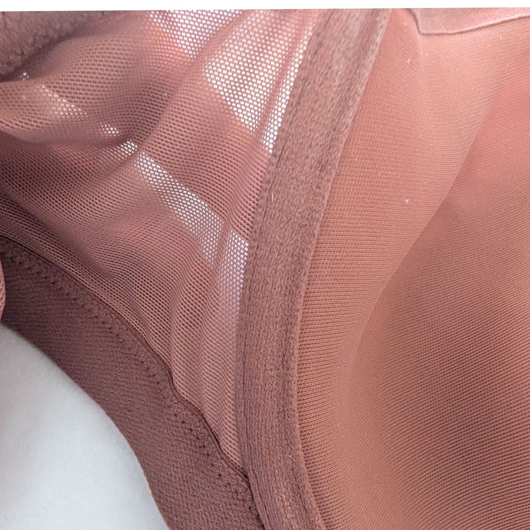 Vintage Soma Lightly Lined Perfect Coverage Bra 36D Mauve Lace Underwire Full Coverage Bra Mens Womens Size ONE SIZE - 5 Thumbnail