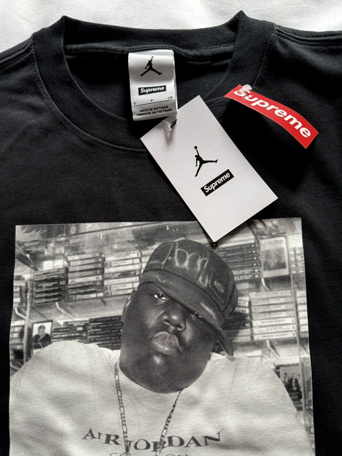 Nike × Supreme Supreme X Jordan Biggie Short-Sleeve T-shirt FW24 Size US M / EU 48-50 / 2 - 2 Thumbnail