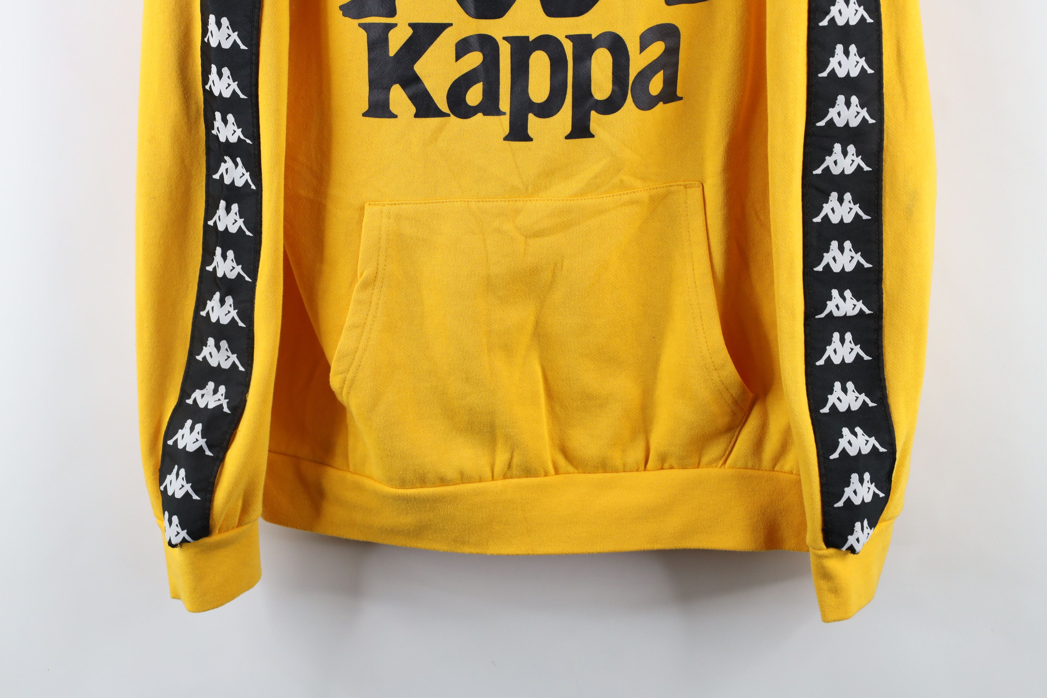 Kappa × Vintage Vintage Kappa Soccer Taped Logo Hoodie Sweatshirt Yellow Size US M / EU 48-50 / 2 - 3 Thumbnail