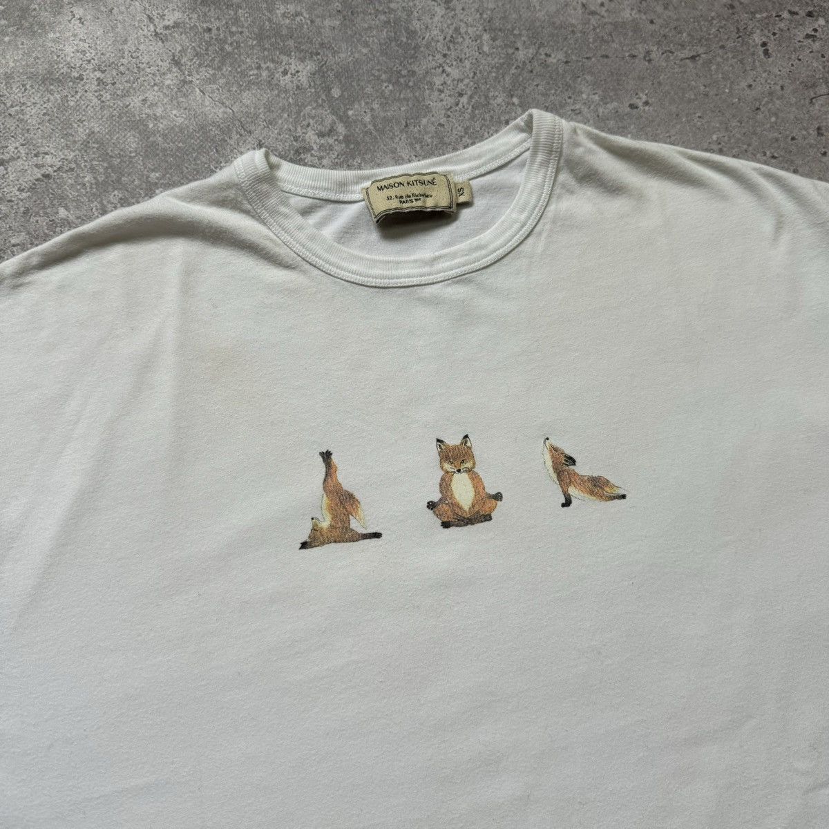 Maison Kitsune Maison Kitsune oversize fox T shirt Size US S / EU 44-46 / 1 - 3 Thumbnail
