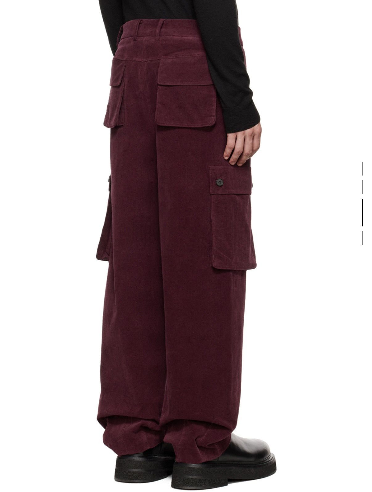 Japanese Brand × Vintage DRAE Burgundy Cargo Pants Size US 32 / EU 48 - 11 Thumbnail