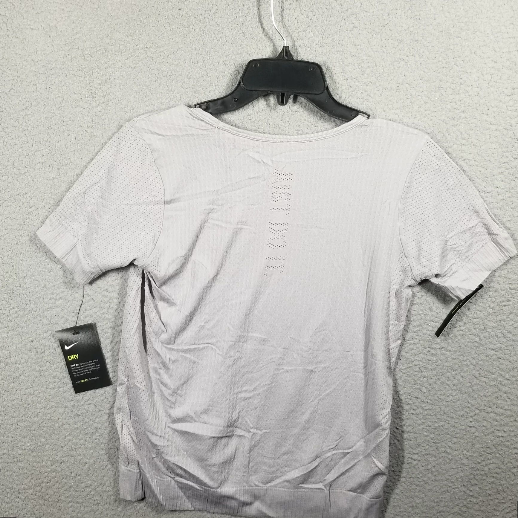 Nike Nike Women’s Dri-FIT Running T-Shirt Short Sleeve Gray Size M Size M / US 6-8 / IT 42-44 - 2 Thumbnail