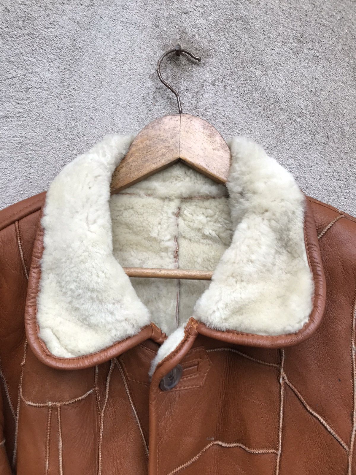 Genuine Leather GENUINE LEATHER FUR SHERPA JACKET Size US L / EU 52-54 / 3 - 12 Thumbnail