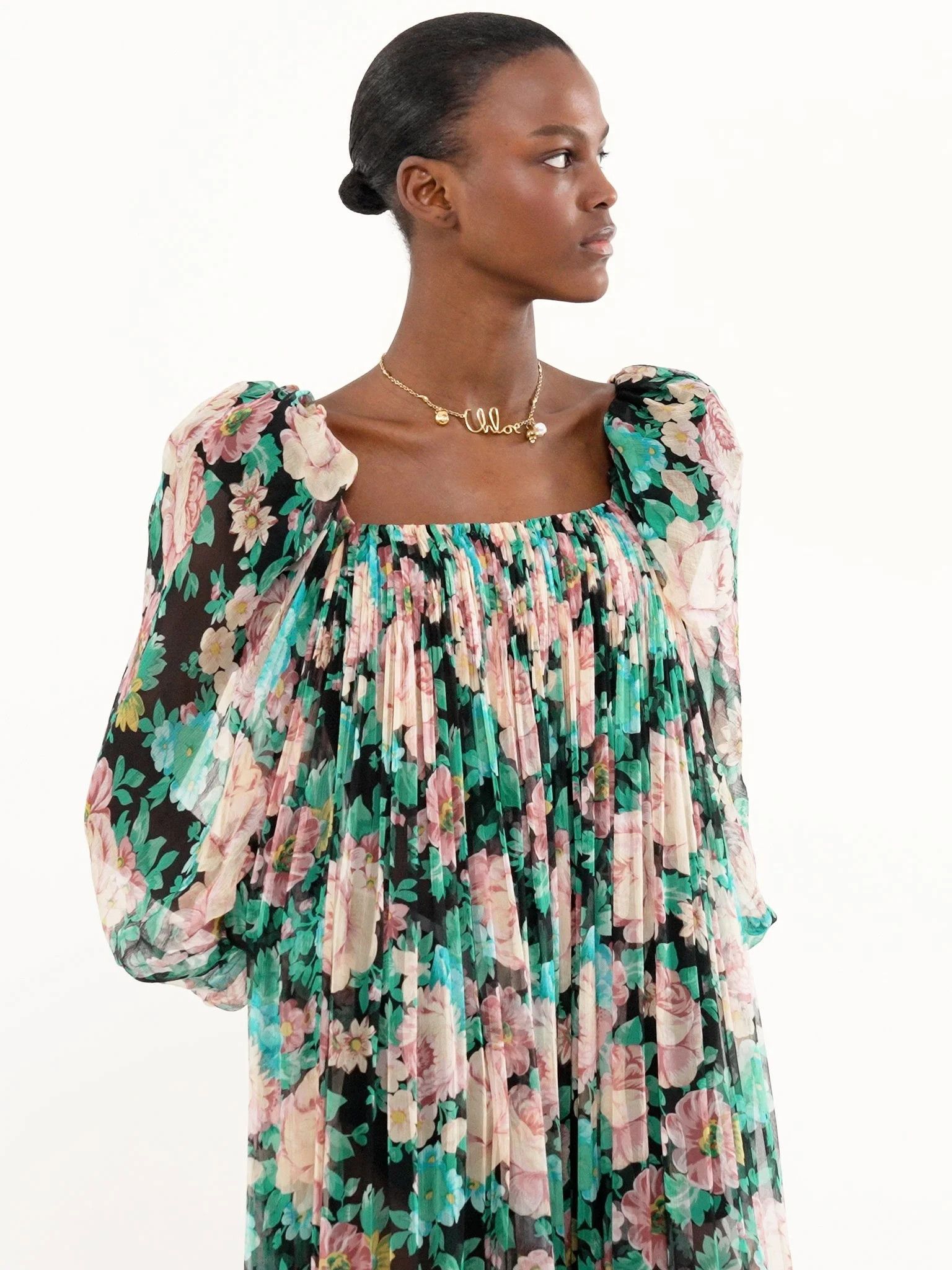 Chloe o1loc1c10226 Maxi Dress in Multicolor Size S / US 4 / IT 40 - 4 Thumbnail