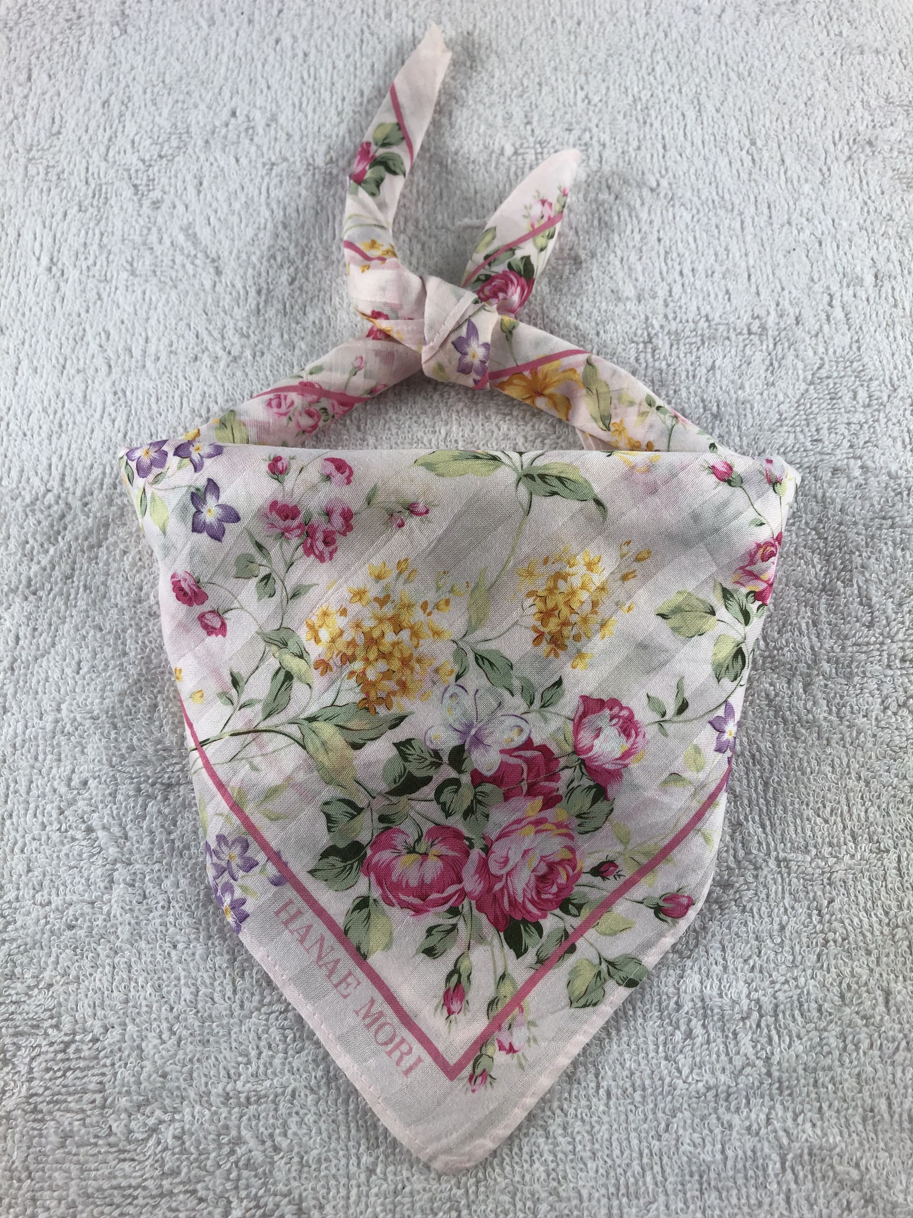 Hanae Mori × Japanese Brand × Vintage Hanae Mori Handkerchief / Bandana / Neckerchief Size ONE SIZE - 1 Thumbnail