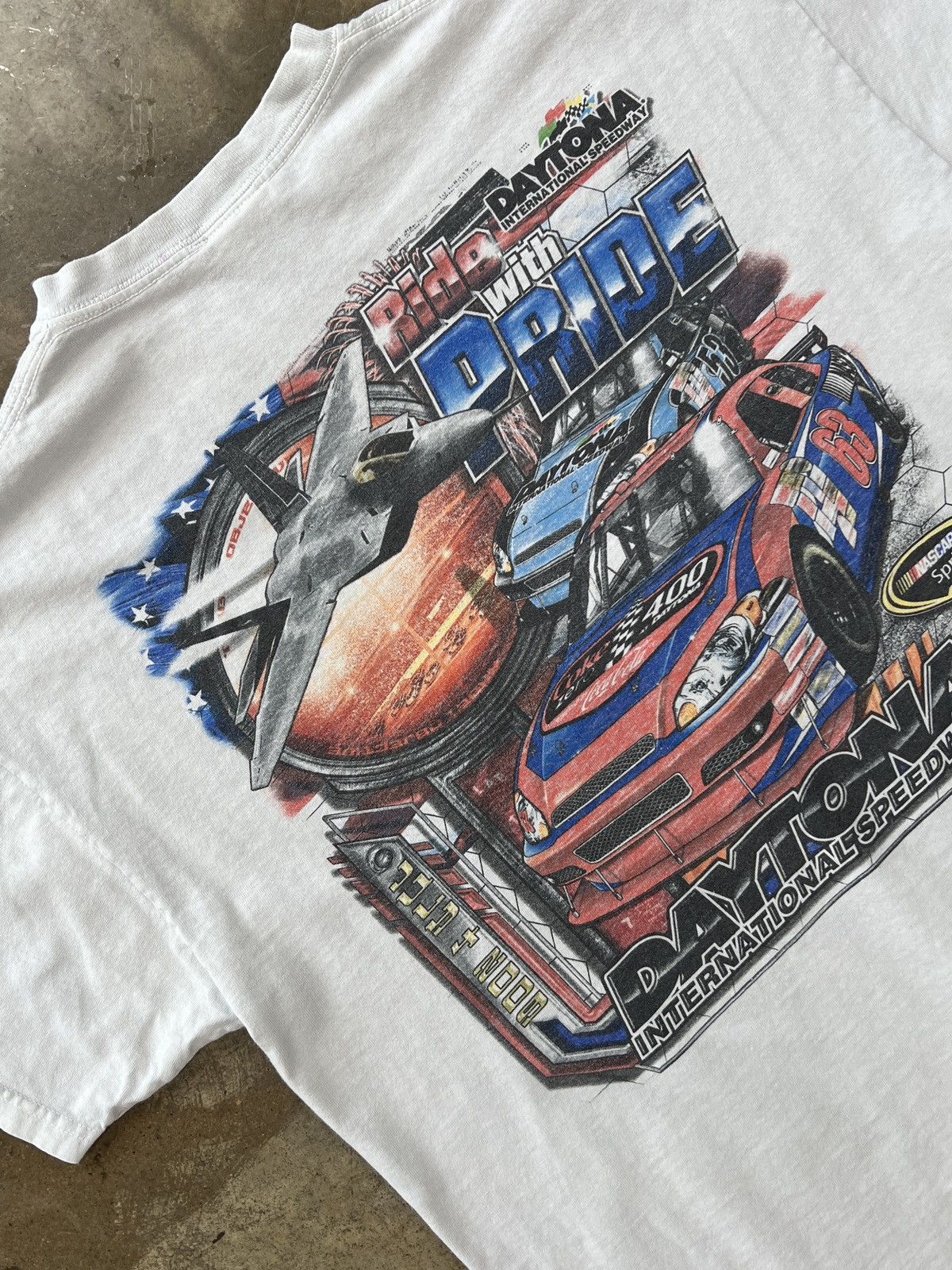 NASCAR × Vintage Vintage NASCAR July 4th Daytona Racing Tee Large Size US L / EU 52-54 / 3 - 1 Thumbnail