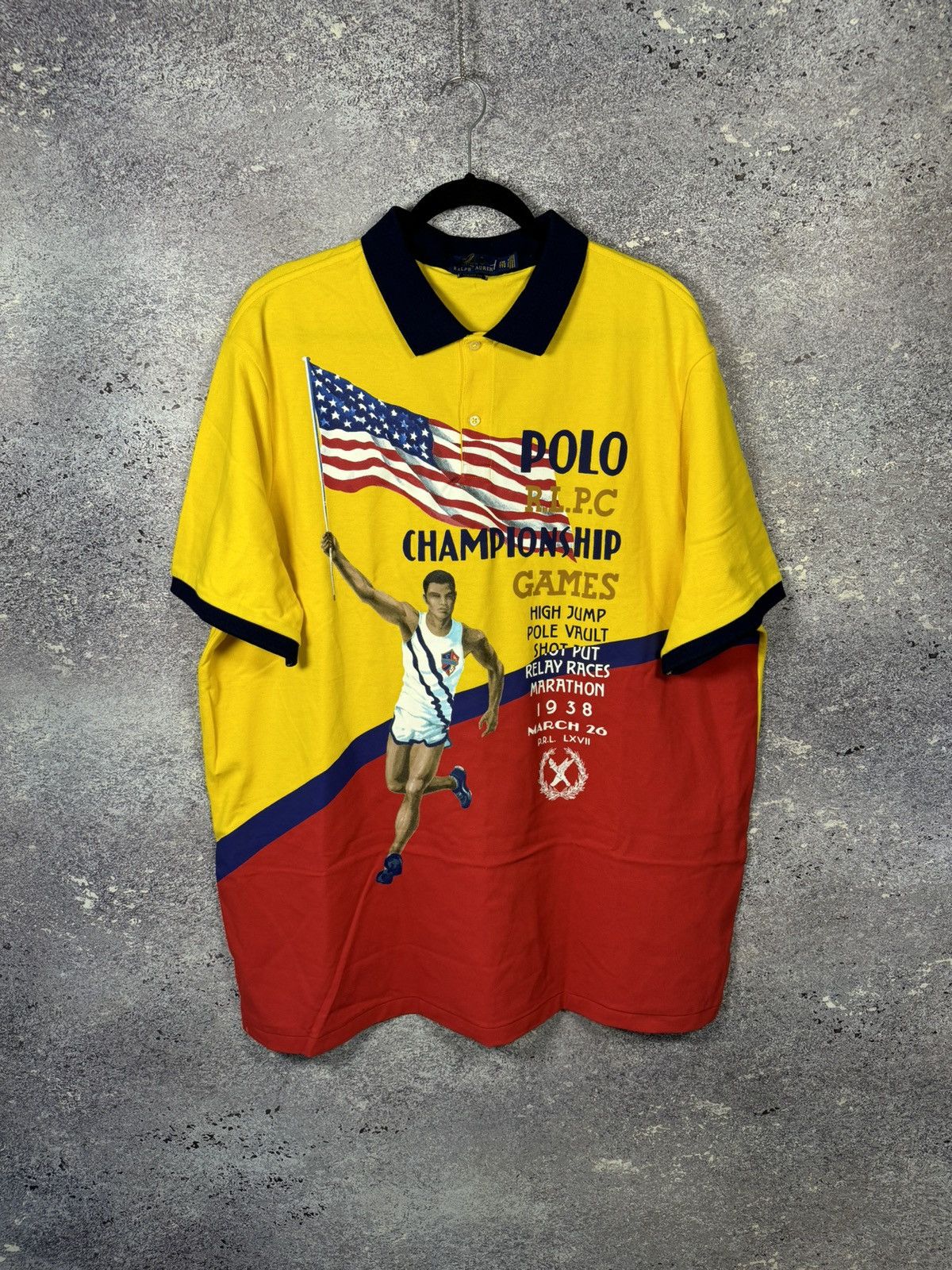 Polo Ralph Lauren POLO RALPH LAUREN CHAMPIONSHIP GAMES USA OLYMPICS POLO 2XL Size US XXL / EU 58 / 5 - 1 Thumbnail