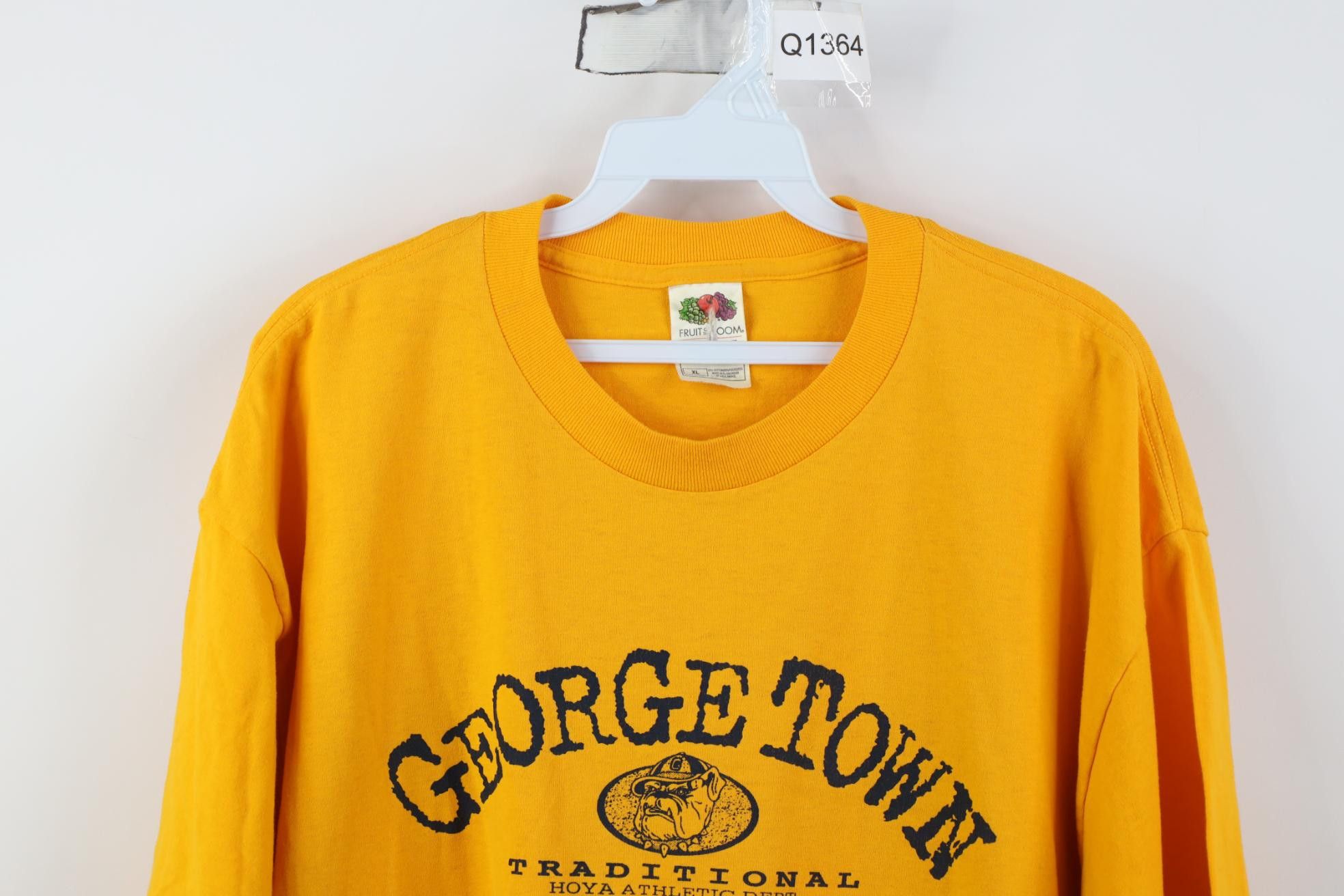Vintage Vintage 90s Y2K Georgetown University Athletic T-Shirt Size US XL / EU 56 / 4 - 2 Thumbnail