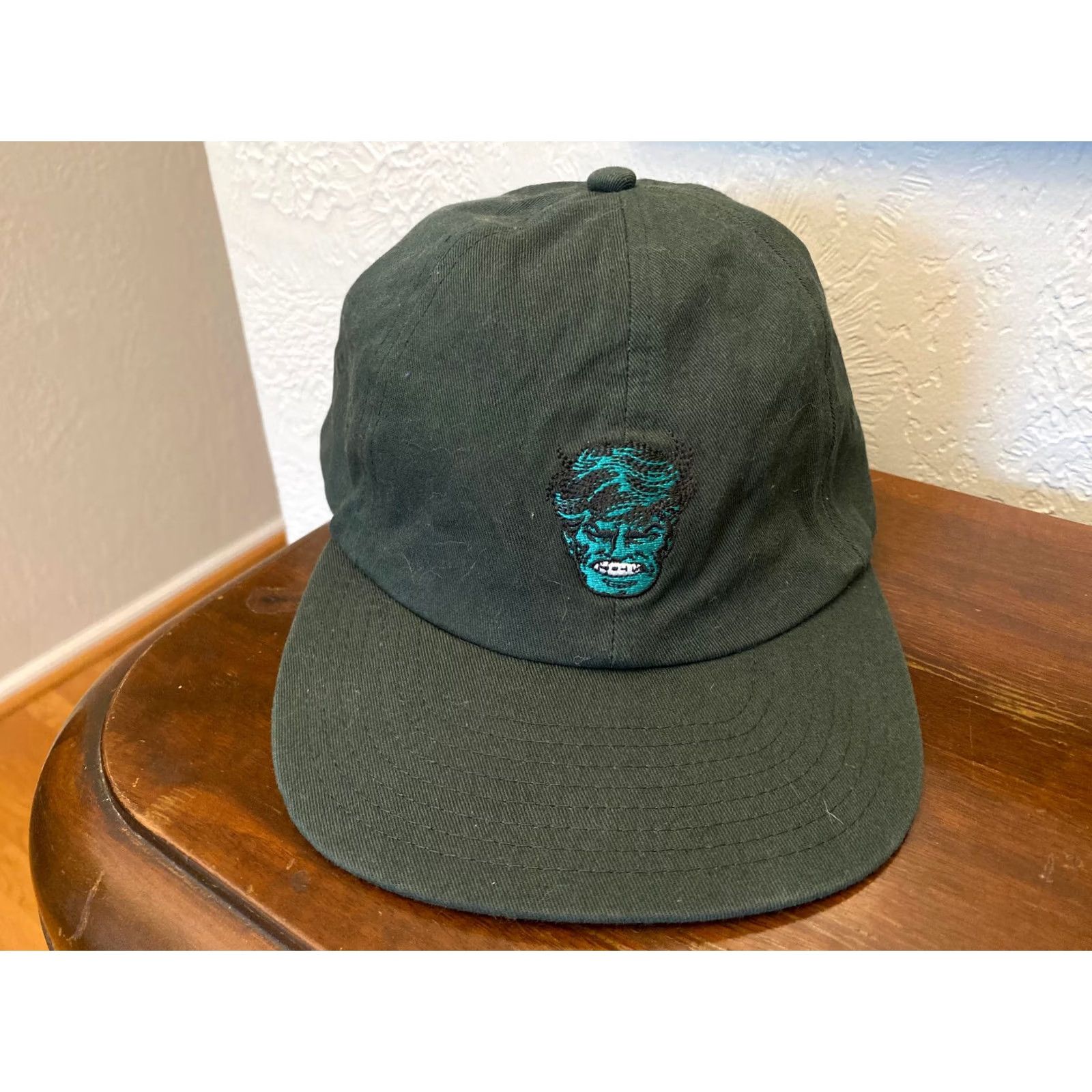 Vans Vans x MARVEL - HULK Jockey Hat Adjustable Strapback Cap Green Size ONE SIZE - 2 Thumbnail