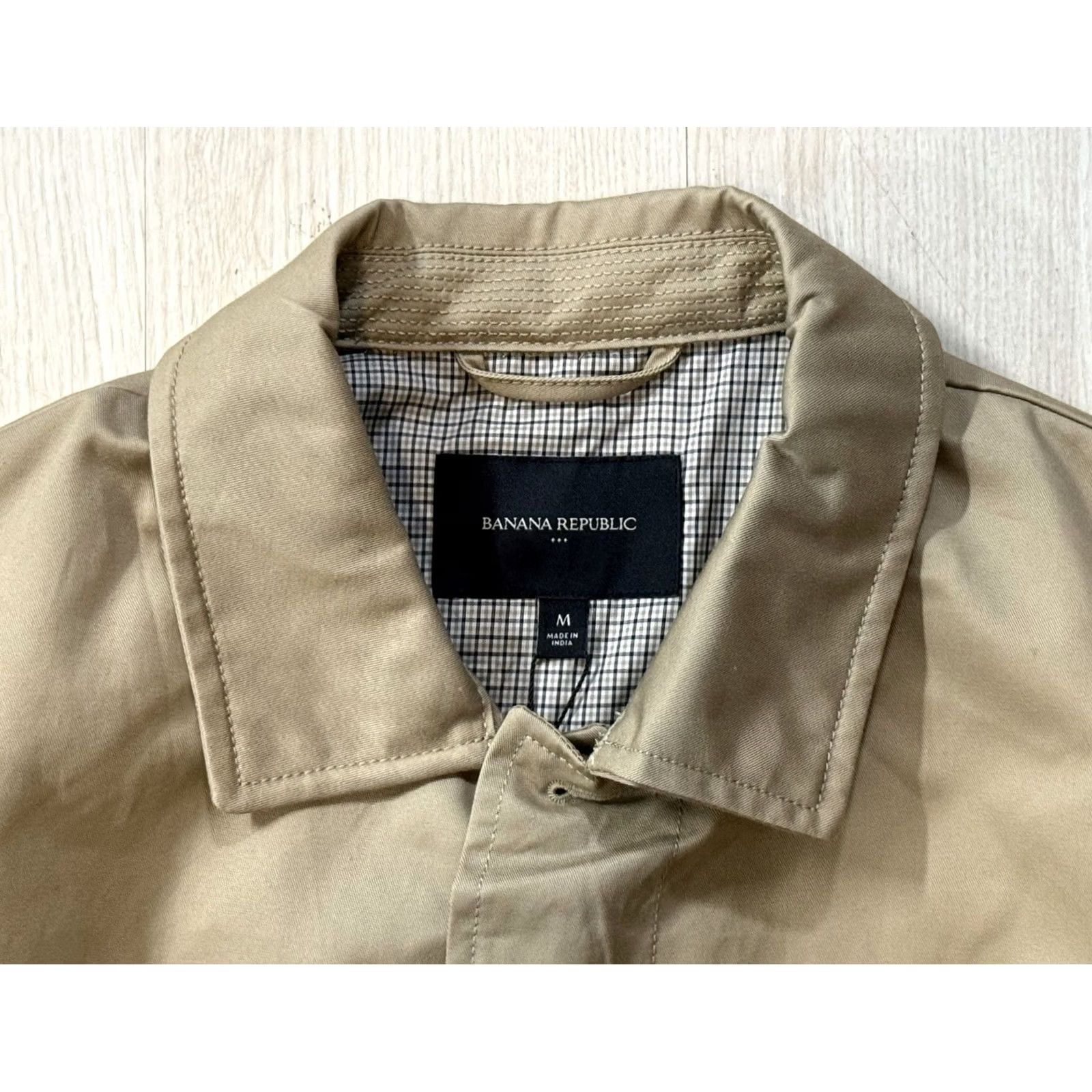 Banana Republic VINTAGE Banana Republic Men’s Mac Trench Coat Medium Beige Jacket 513075-SP22 Size US M / EU 48-50 / 2 - 4 Thumbnail