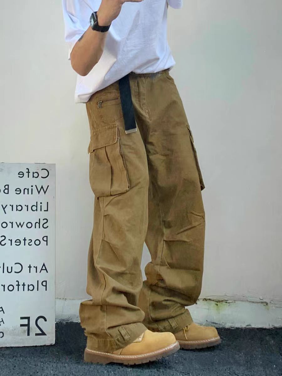 Street Multi-Pocket Workwear Hip Hop Skater Casual Pants