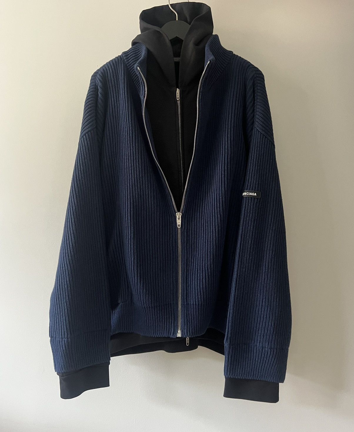 Balenciaga Balenciaga Unity Layered Hoodie Size US S / EU 44-46 / 1 - 1 Thumbnail