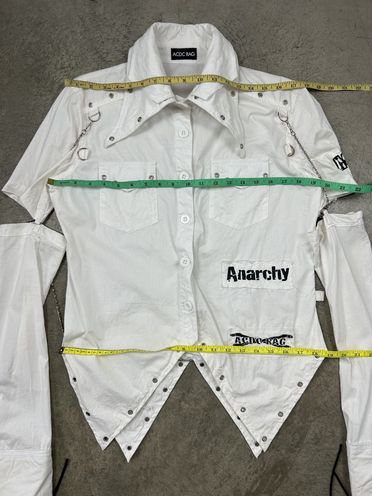 Japanese Brand × Seditionaries ACDC Rag - Bondage Shirt Size US M / EU 48-50 / 2 - 22 Thumbnail