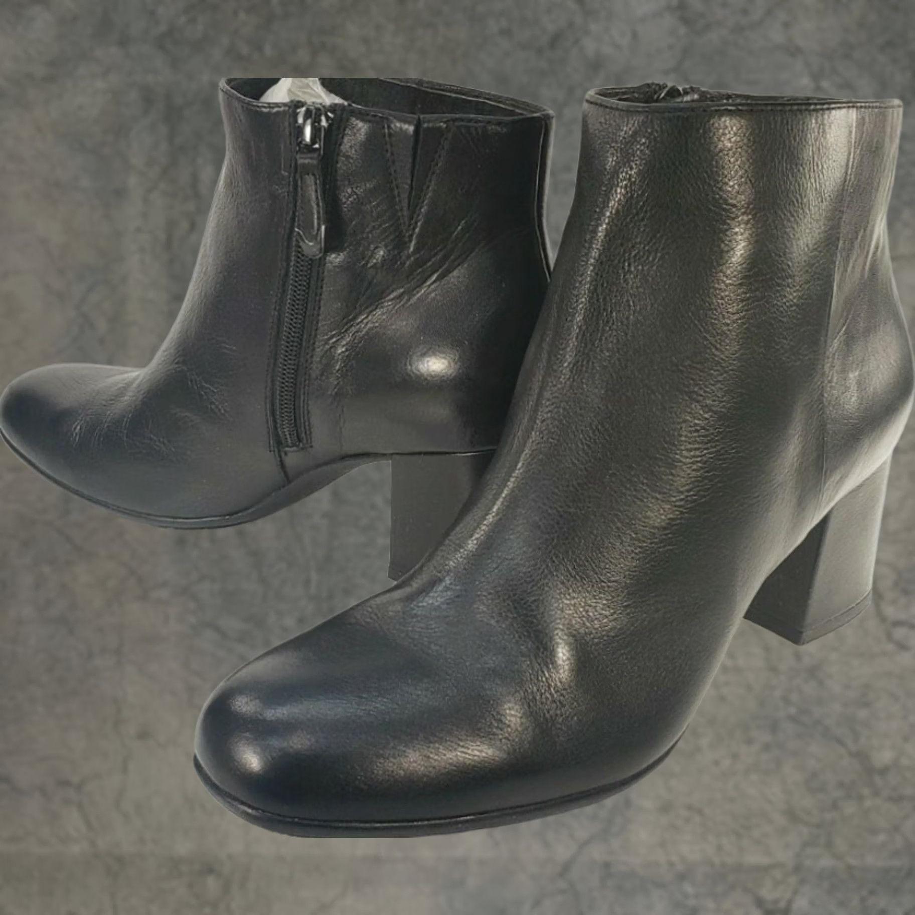 Vintage Earthies Apollo Soft Leather Boots Black Women's Casual 9.5B Size L / US 10 / IT 46 - 1 Thumbnail