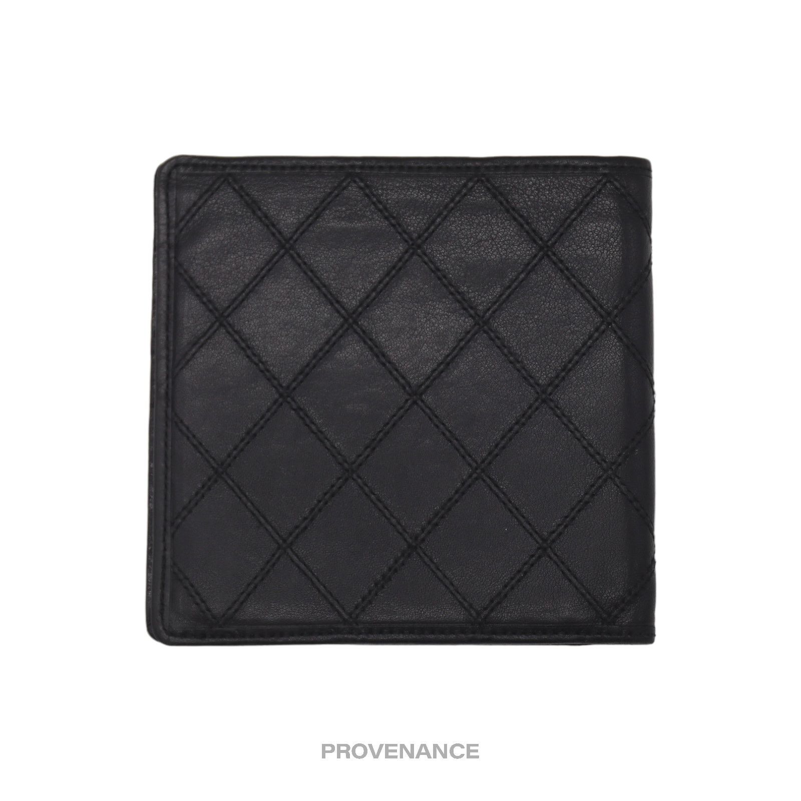 Chanel 🔴 Chanel 8CC Bifold Wallet - Black Quilted Calfskin Size ONE SIZE - 2 Thumbnail