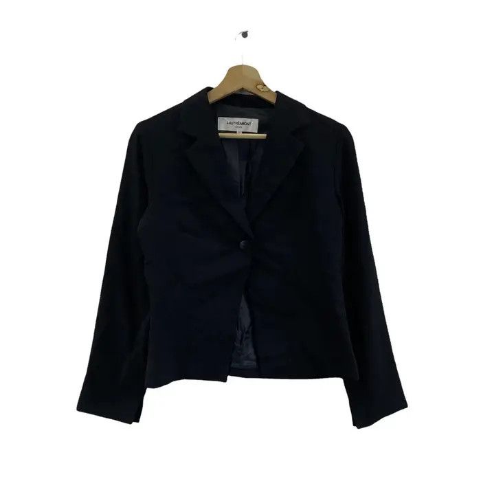 Vintage Vtg LAUTREAMONT GRACE PARIS Designer 1 Button Blazer Size S / US 4 / IT 40 - 1 Thumbnail
