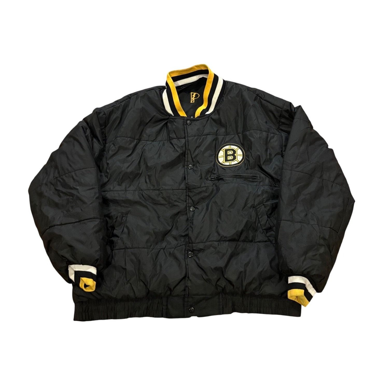 Pro Player Vintage 90s Pro Player Boston Bruins NHL Hockey Reversible J Size US XXL / EU 58 / 5 - 5 Thumbnail