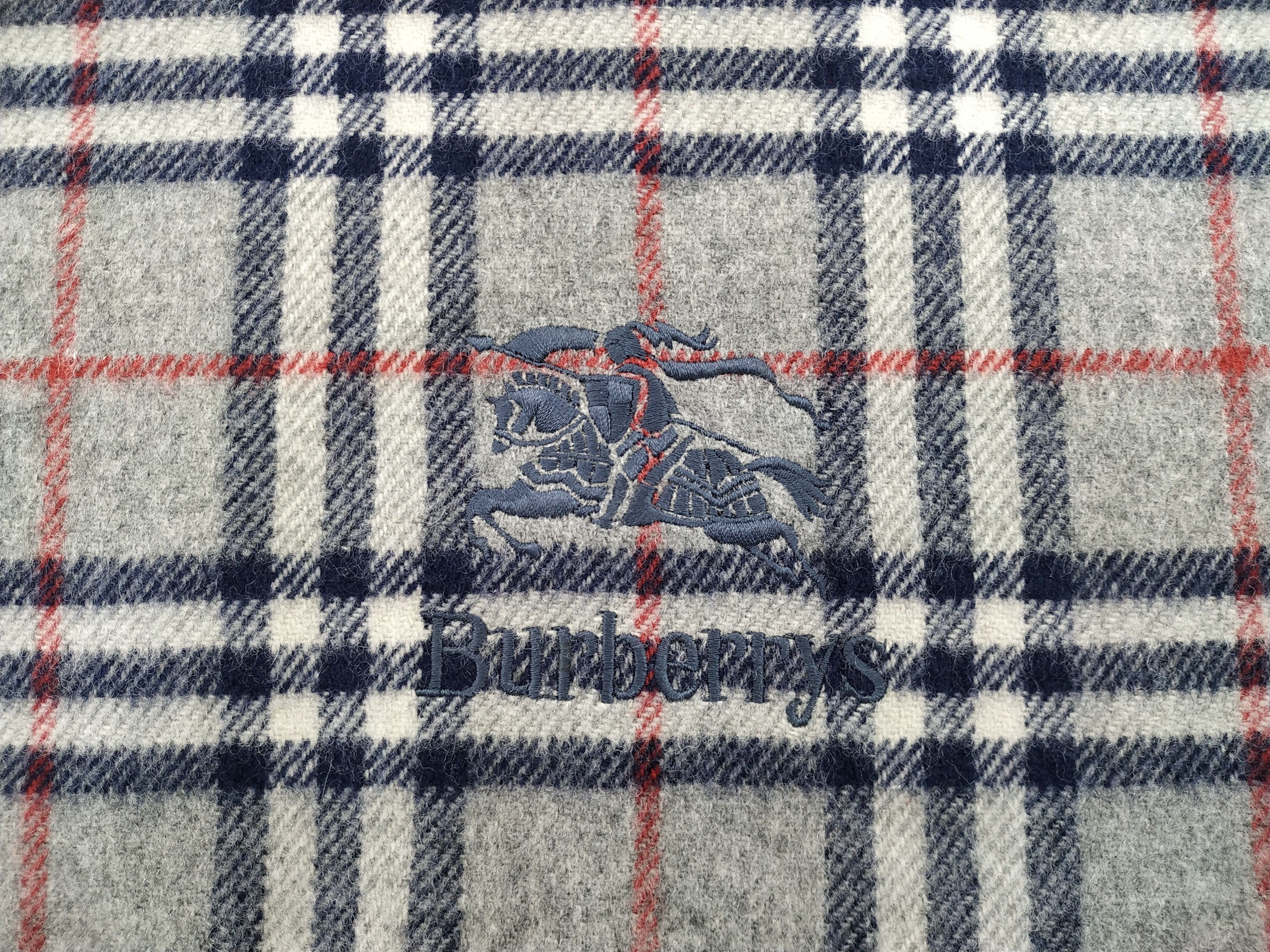 Burberry × Vintage Burberry Scarf / Muffler / Neckwear - WW163 Size ONE SIZE - 2 Thumbnail