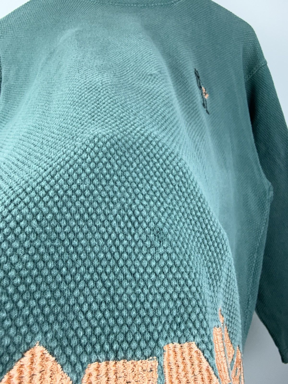 Adidas × Vintage 🦑 RARE VINTAGE 80’S ADIDAS STREETBALL KNIT RETRO CREWNECK Size US M / EU 48-50 / 2 - 6 Thumbnail