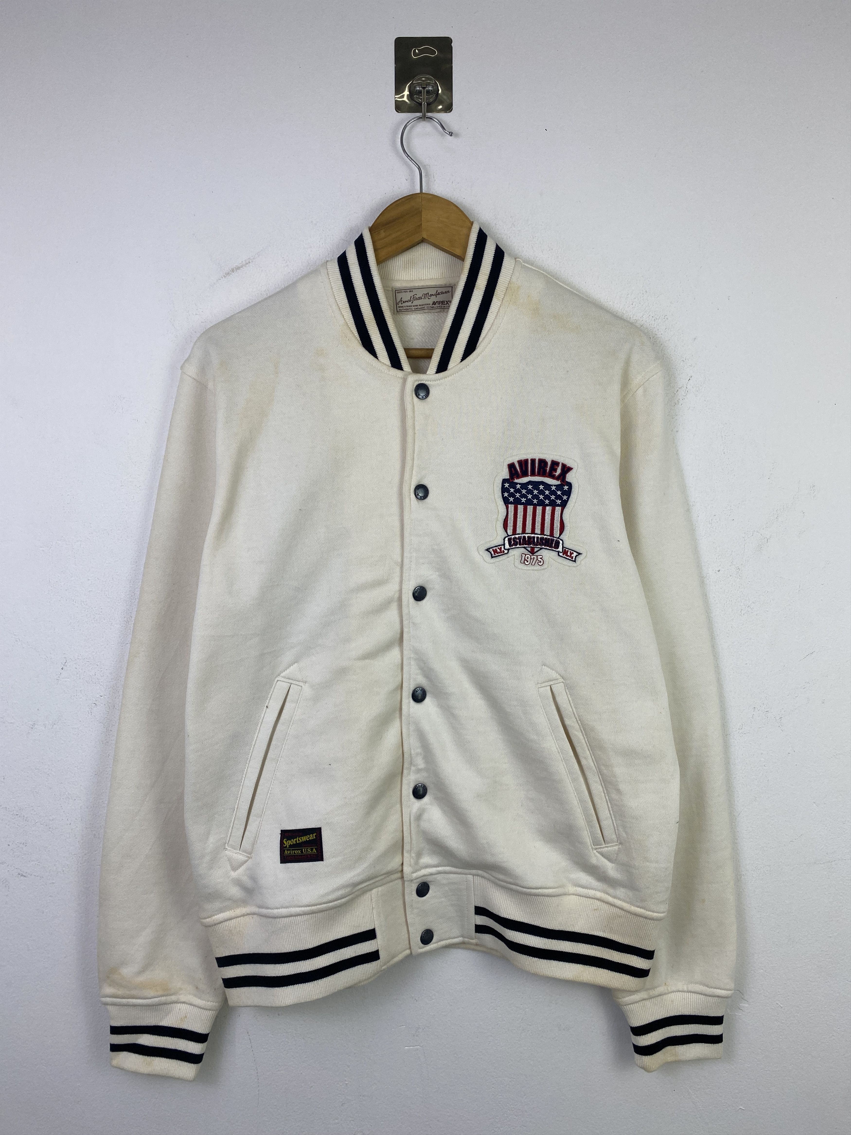 Avirex Vintage Avirex Embroidered Wording Button Up Jacket SH0391 Size US L / EU 52-54 / 3 - 3 Thumbnail