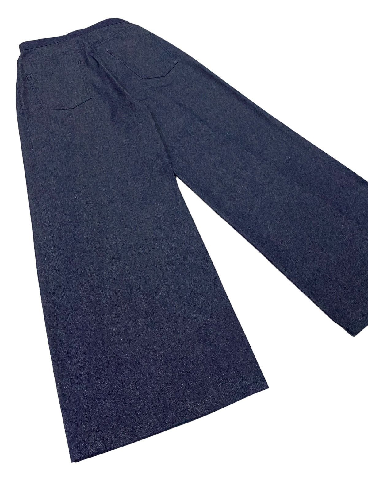 JOHN LAWRENCE SULLIVAN × Japanese Brand John Lawrence Sullivan Rigid Denim Wide Pants Size 25" / US 0 / IT 36 - 23 Thumbnail