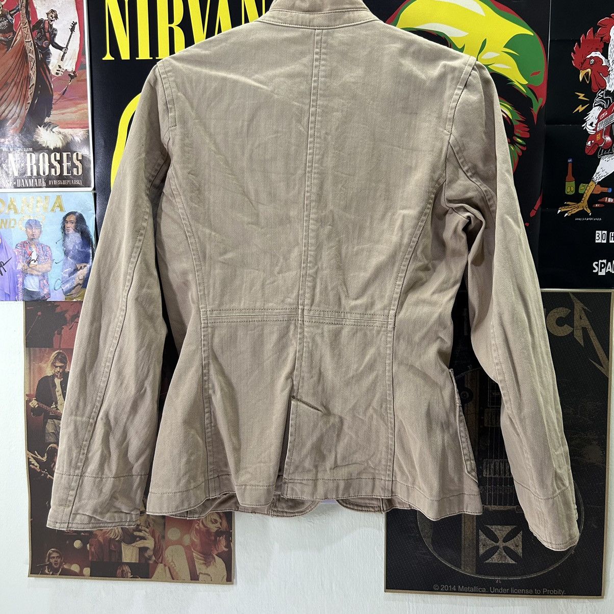 Vintage Vintage SPB Denim Coat Size L / US 10 / IT 46 - 5 Thumbnail