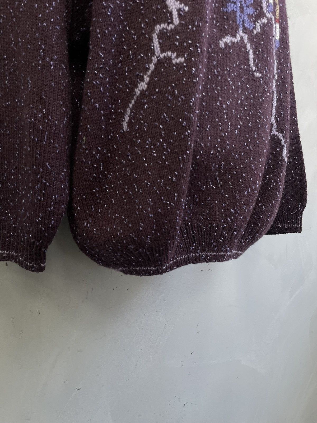 Lacoste Vintage purple knit sweater rare lacoste style y2k style Size US L / EU 52-54 / 3 - 6 Thumbnail