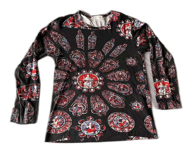 Comme des Garcons Comme des Garçons Printed Long Sleeve T-Shirt Size ONE SIZE - 1 Thumbnail