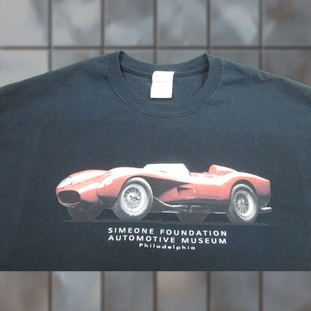 Gildan Simeone Foundation Automotive Museum Shirt Mens XL Black Car Nike Size US XL / EU 56 / 4 - 1 Thumbnail