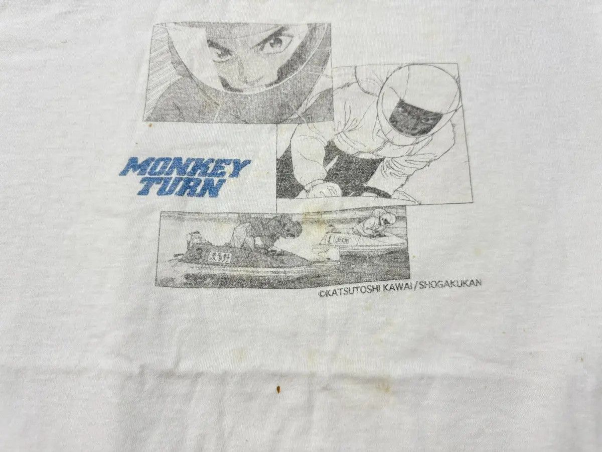 Vintage Vintage 90s Monkey Turn Manga Anime T Shirt Thrashed Size US M / EU 48-50 / 2 - 4 Thumbnail