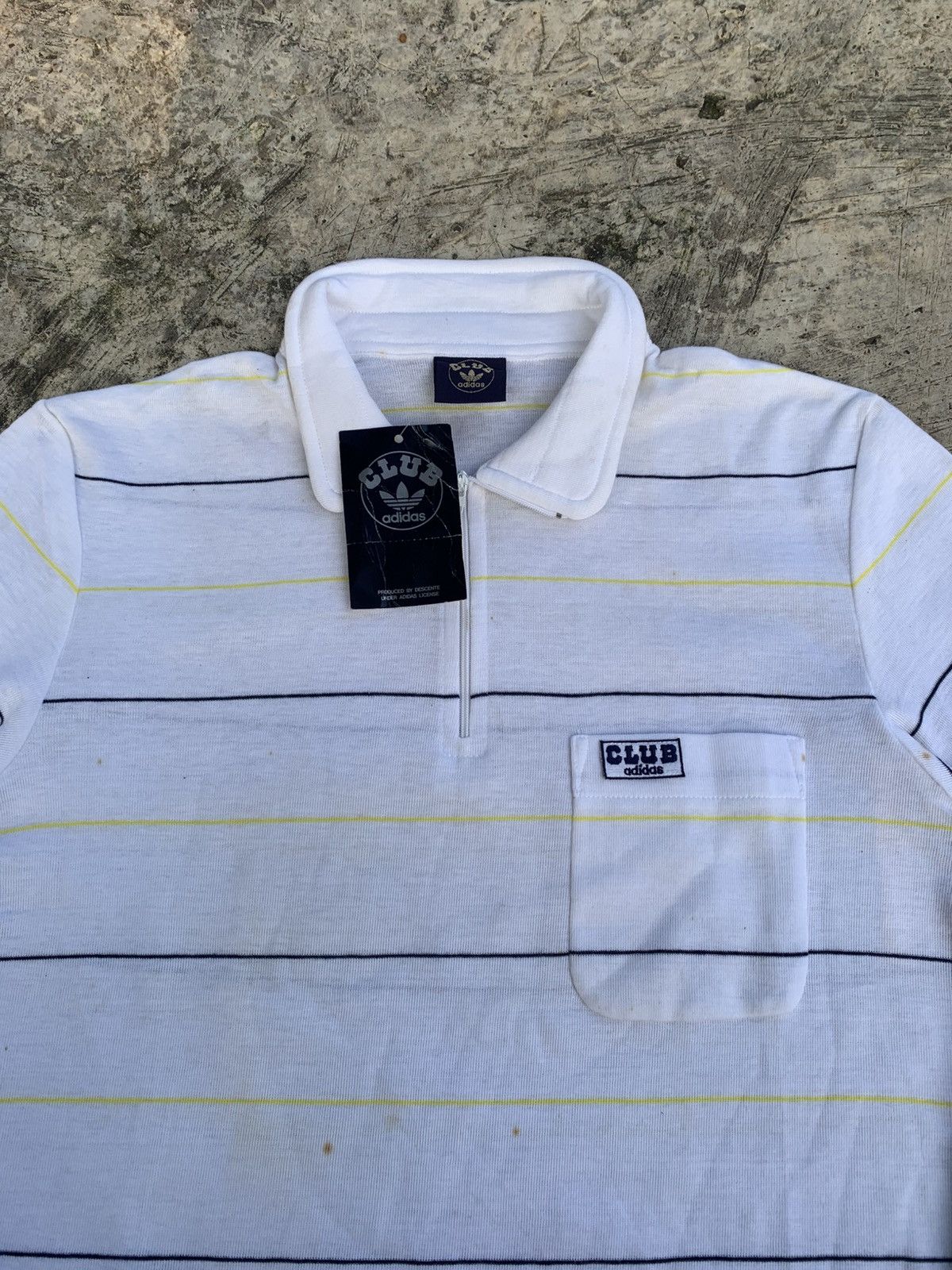 Adidas Vintage 90's Adidas Club Polo Tshirt Size US M / EU 48-50 / 2 - 2 Thumbnail