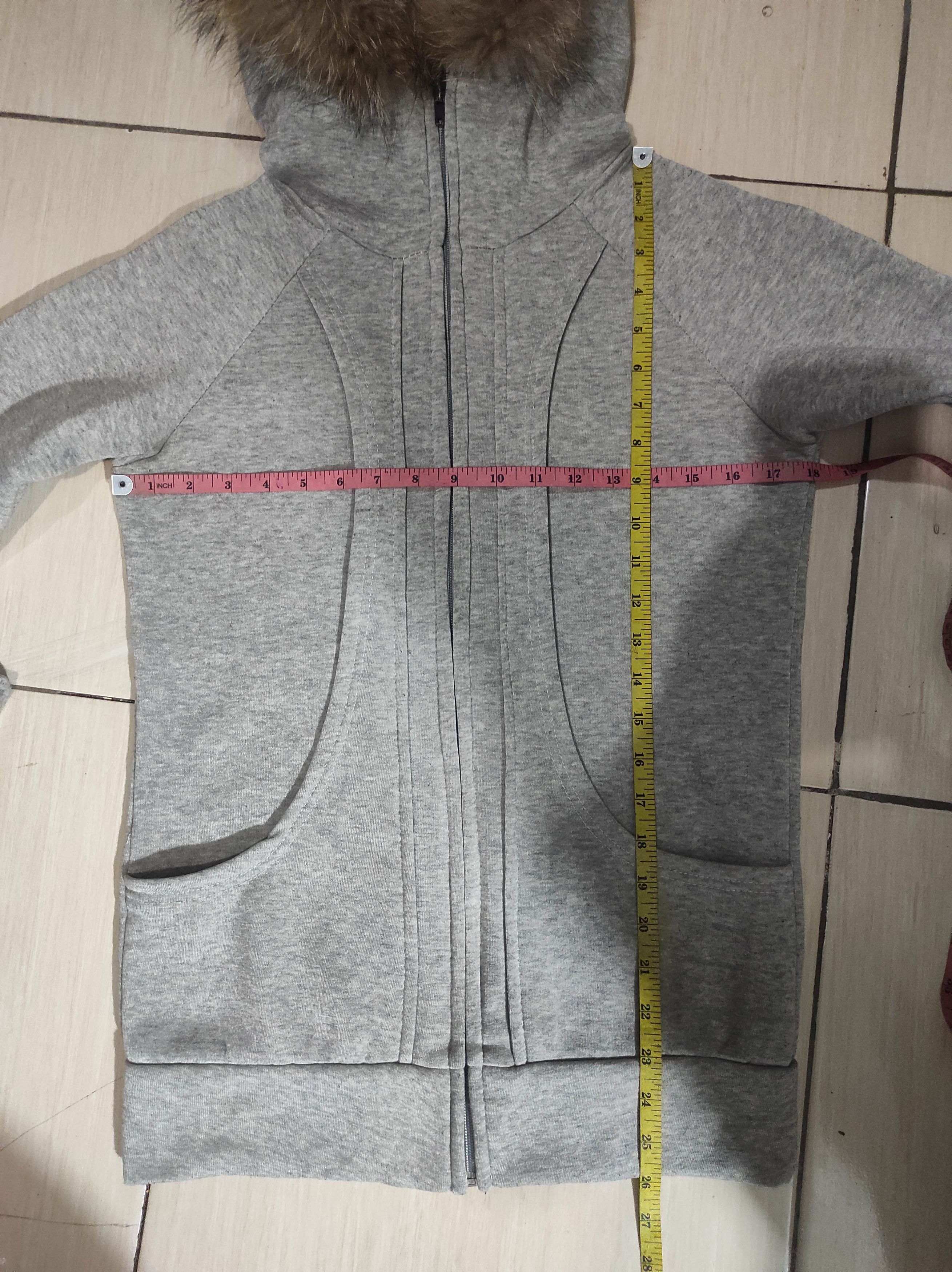 Hysteric Glamour Gray Zipper Fur Hoodie i6w9 Lgb Style Size S / US 4 / IT 40 - 3 Thumbnail