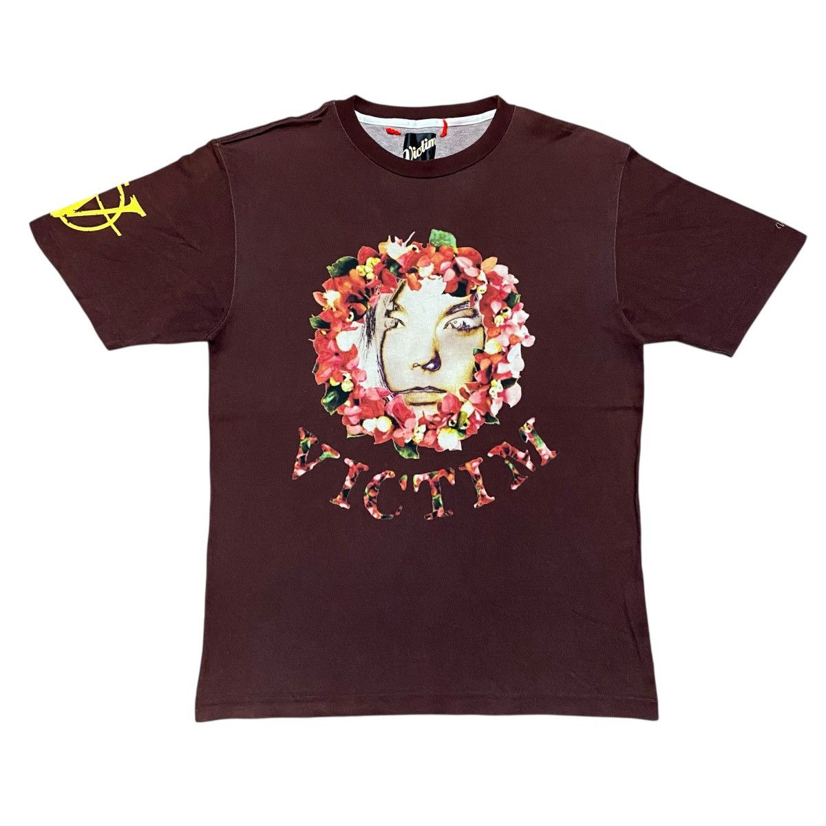 Japanese Brand Rare‼️🔥Victim Flora Face T-Shirt Size US M / EU 48-50 / 2 - 1 Thumbnail