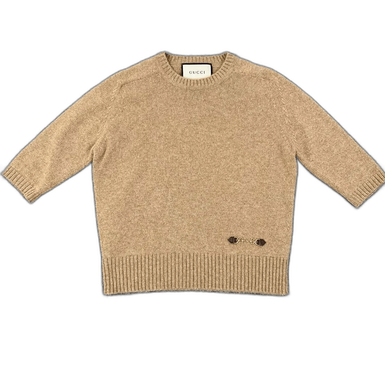 Gucci Gucci Short Sleeve Knit Sweater for Women-2505 Size XS / US 0-2 / IT 36-38 - 1 Thumbnail