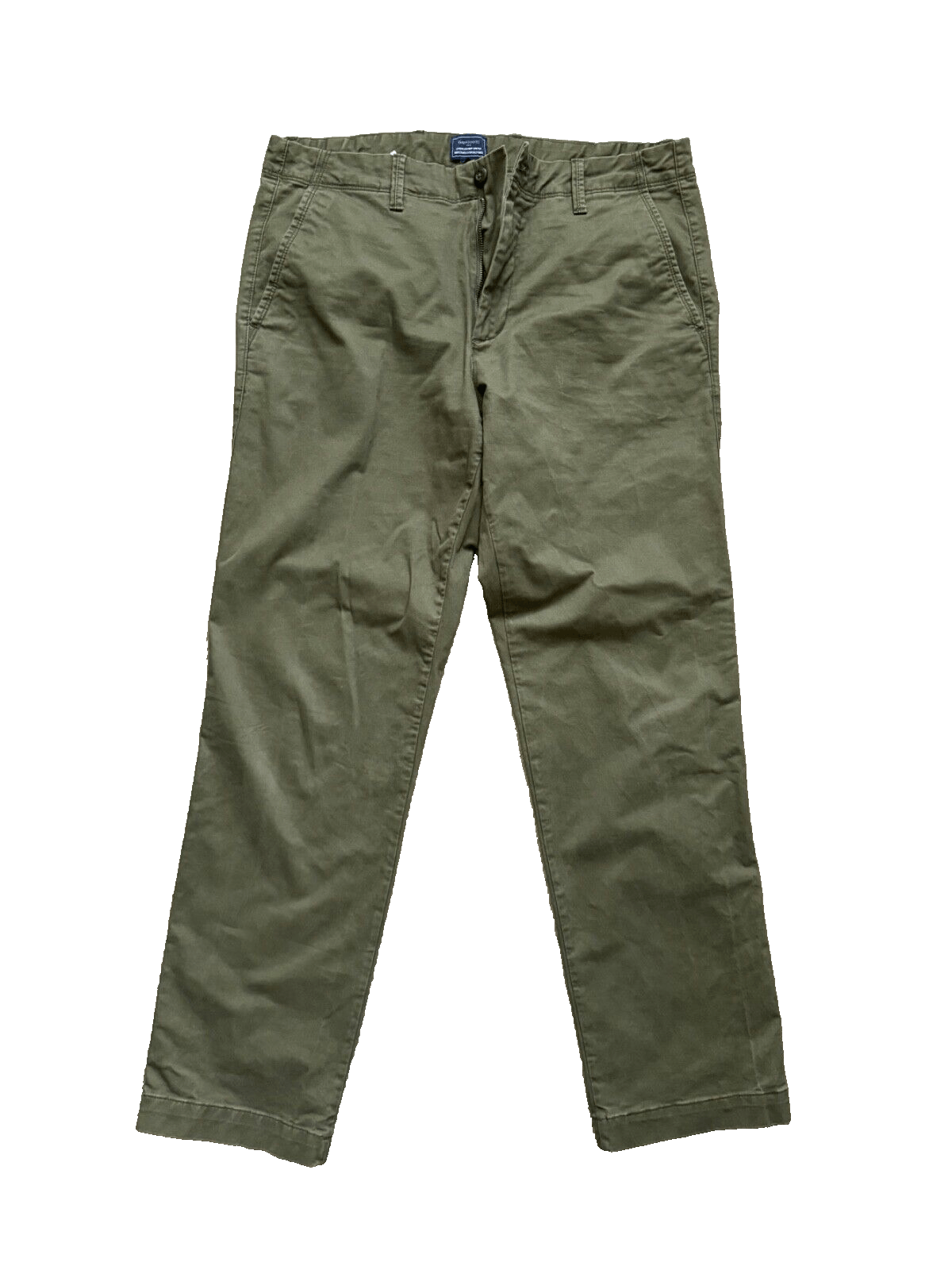 Gap Men’s Gap Pants Lived In Straight Khaki 34x32 Olive Green Size US 34 / EU 50 - 1 Thumbnail