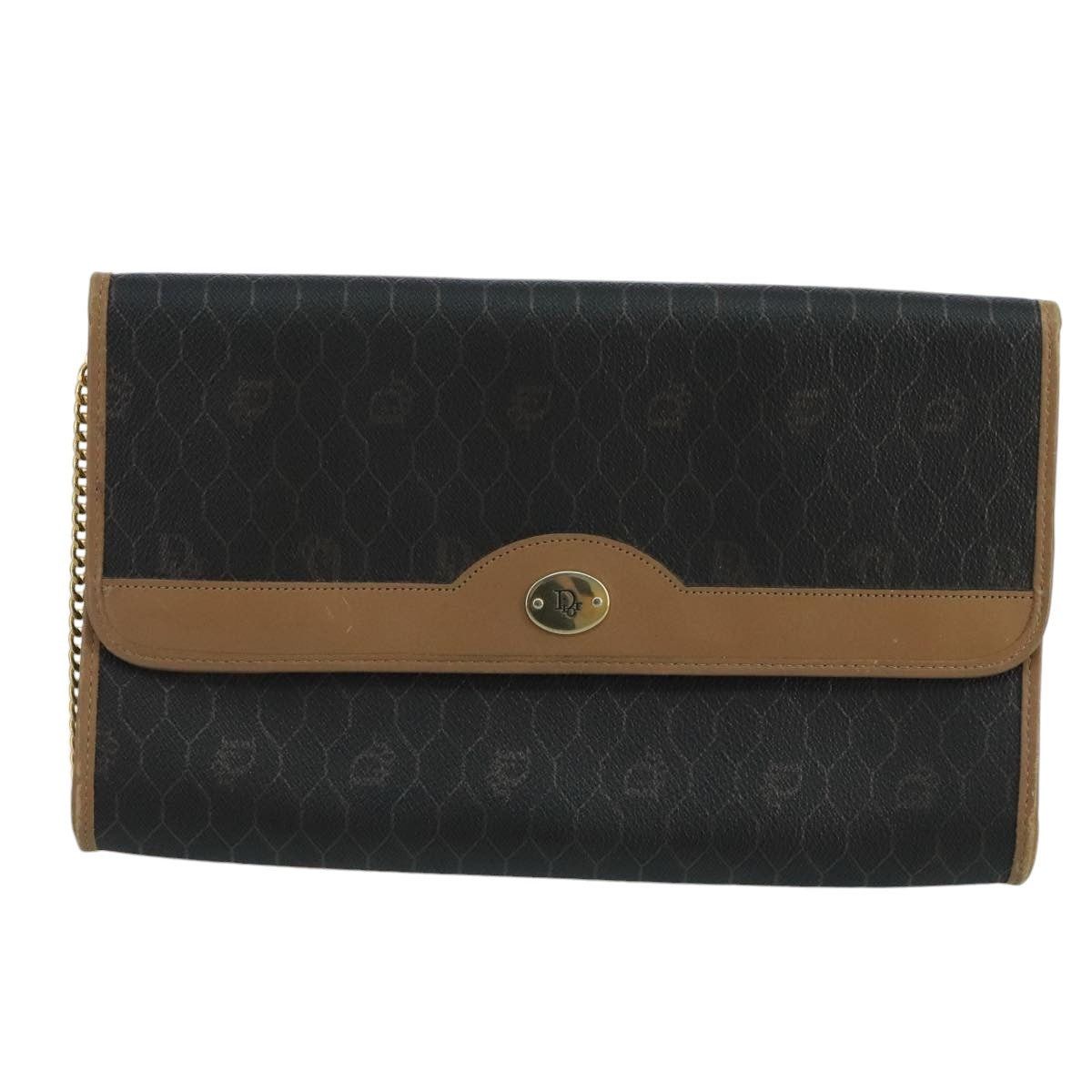 Dior DIOR Honeycomb Canvas Shoulder Bag Pvc Gold Black Size ONE SIZE - 2 Thumbnail