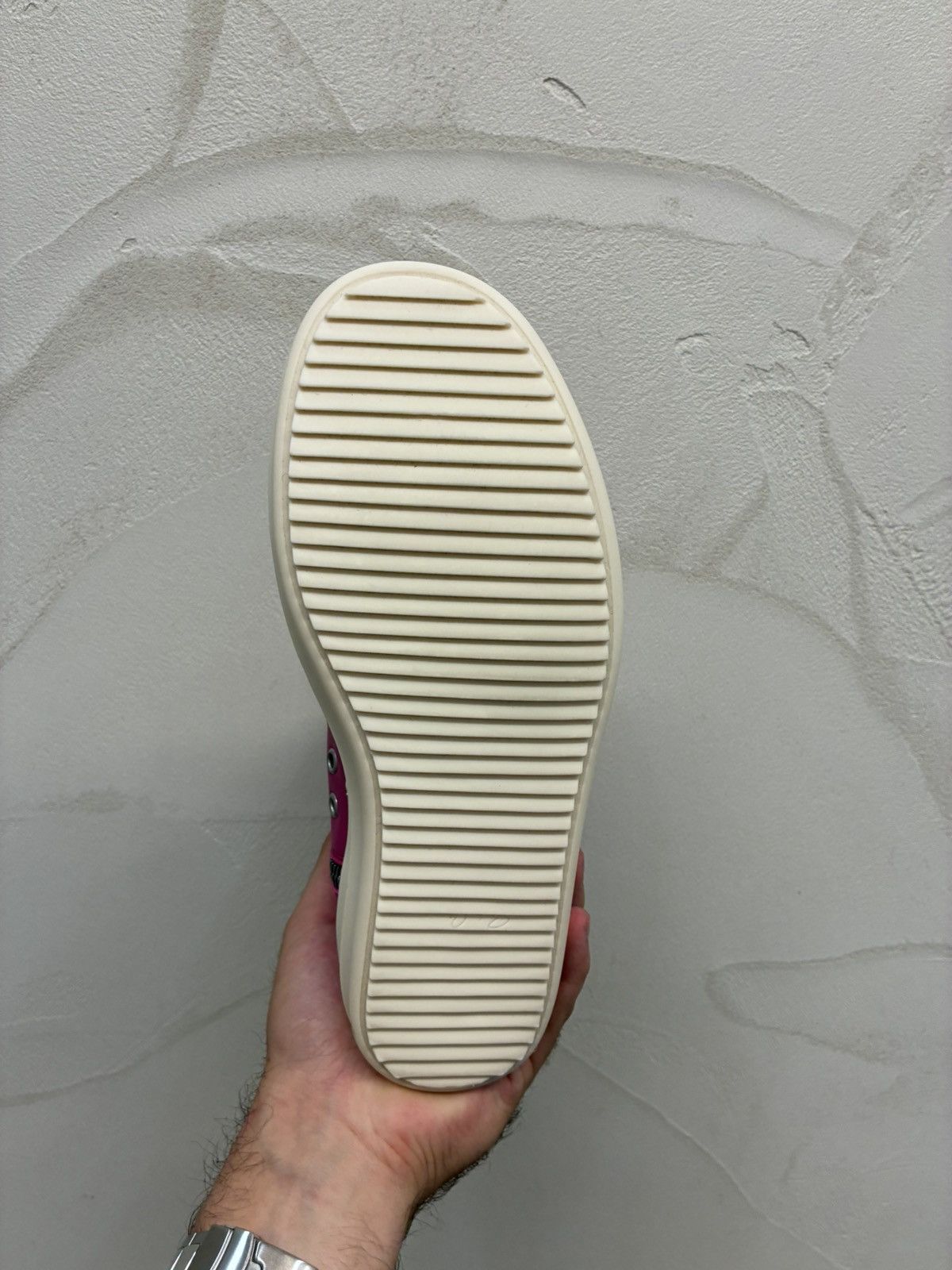 Rick Owens Rick Owens Hot Pink Ramones Sneakers Size US 7.5 / IT 37.5 - 16 Thumbnail