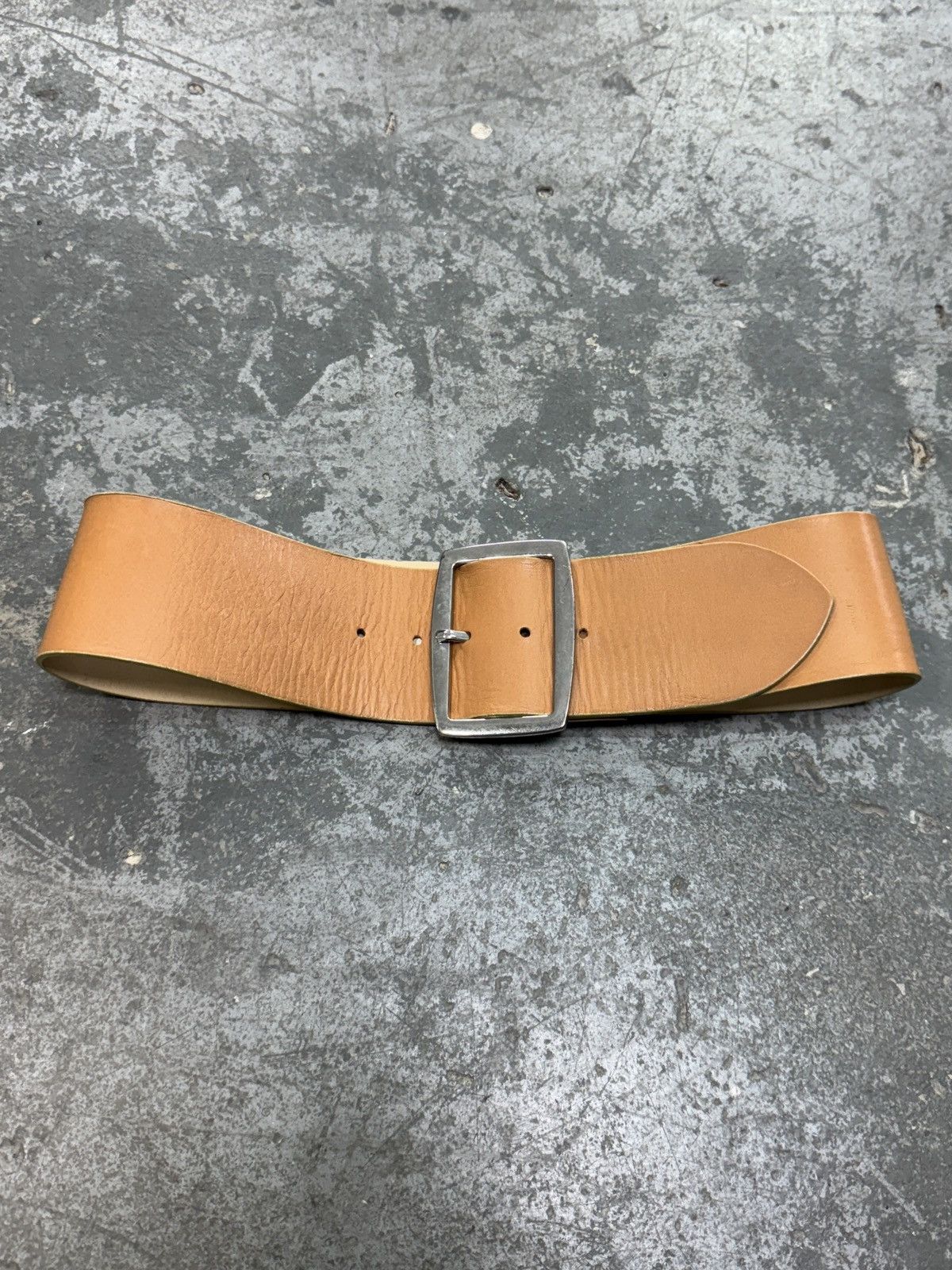 Vintage Vintage Real Leather Belts Size ONE SIZE - 1 Thumbnail