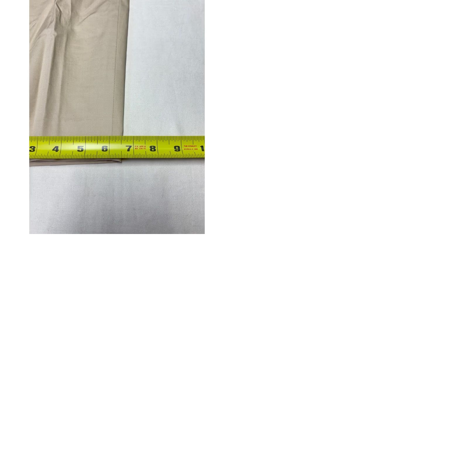 Vintage Wolf vs Goat Franco Chinos Mens 34X26 Beige Cotton Stretch Trousers Made Italy Size US 32 / EU 48 - 9 Thumbnail