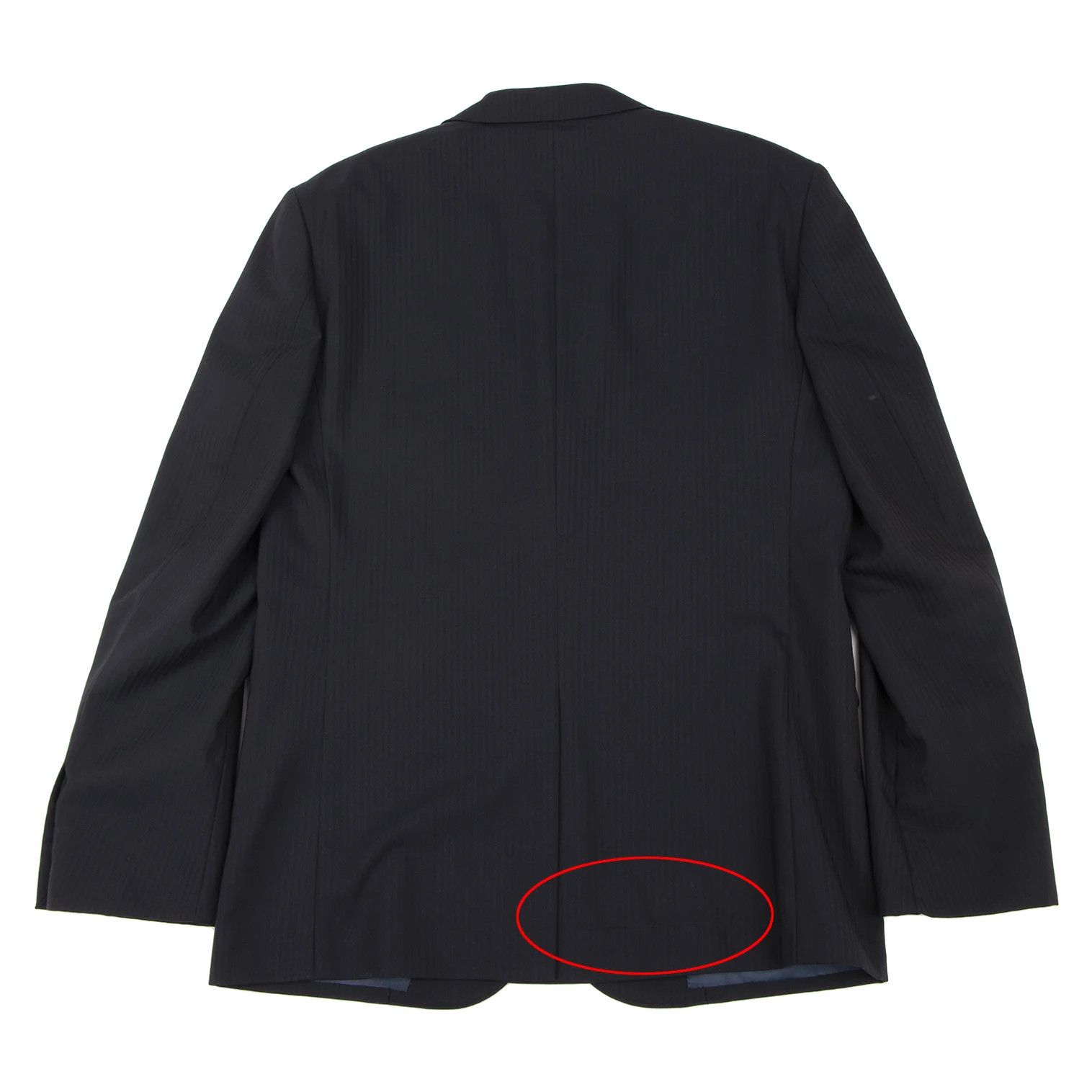 agnes b. Wool Stripe 2-Button Jacket in Navy, Size 50 Size US M / EU 48-50 / 2 - 13 Thumbnail