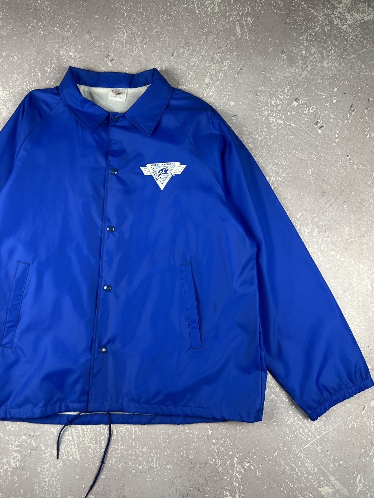 Auburn Sportswear 80s 90s Vintage Auburn Made in USA Fishing Club Coach Jacket Size US XL / EU 56 / 4 - 2 Thumbnail