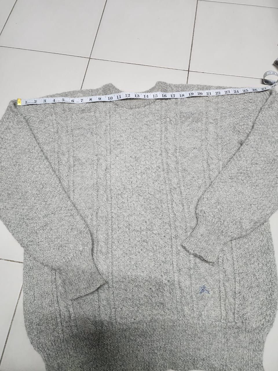 Aran Isles Knitwear Wool Knit Burberrys Size XL / US 12-14 / IT 48-50 - 10 Thumbnail