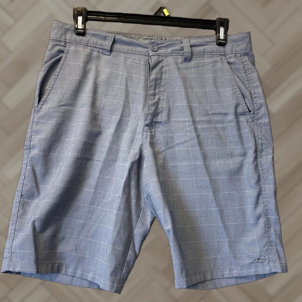 O'Neill O'Neill Golf Shorts Mens 32 Blue Striped Chino Lightweight Casual Athletics Size US 32 / EU 48 - 1 Thumbnail