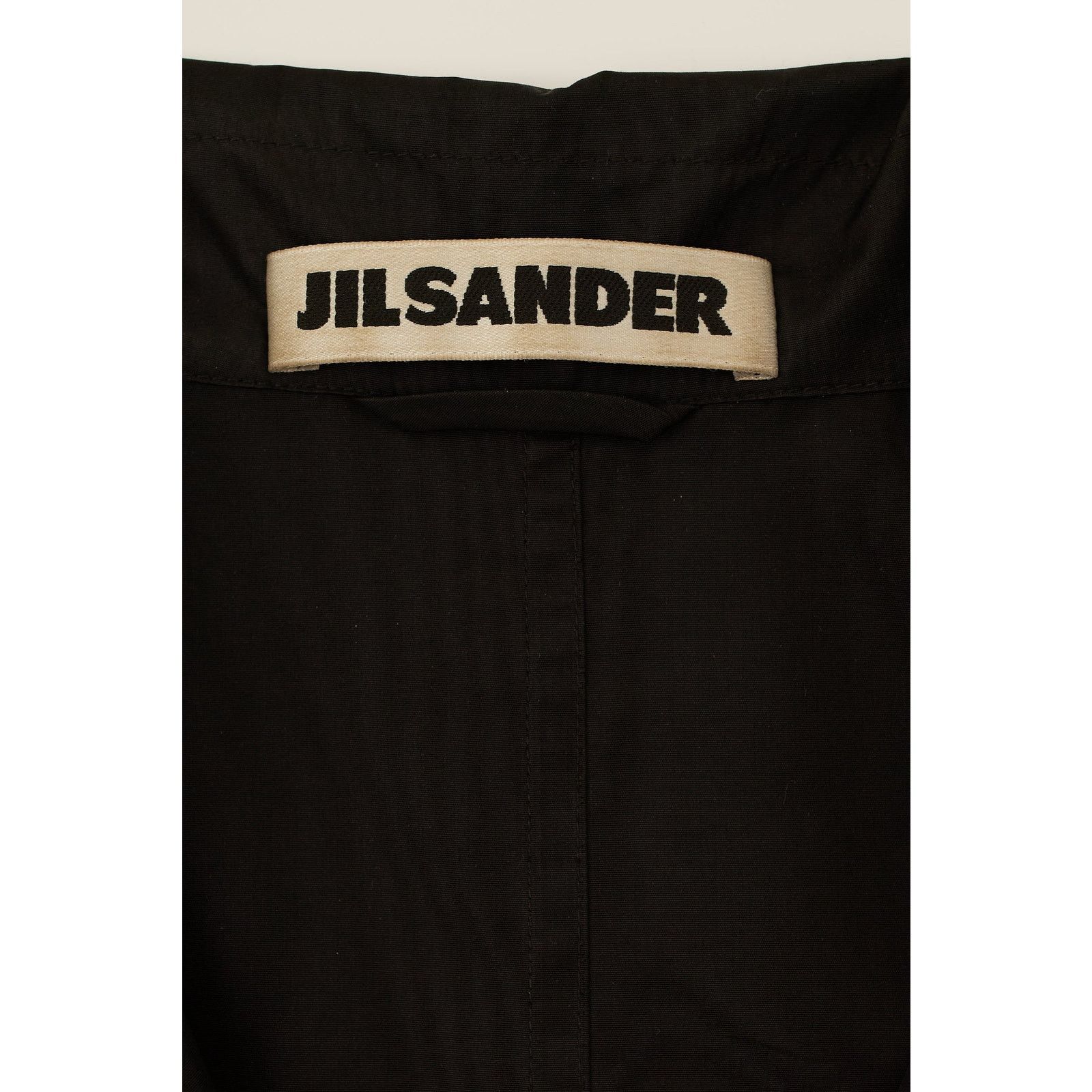 Jil Sander Black Nylon Drawstring Coat Size L / US 10 / IT 46 - 4 Thumbnail
