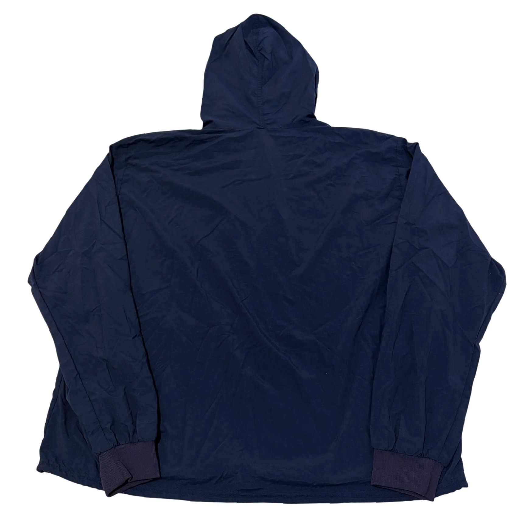 Vintage VINTAGE Perfetto Sportswear Jacket Mens L Navy Full Zip Hooded Windbreaker USA Size US L / EU 52-54 / 3 - 2 Thumbnail