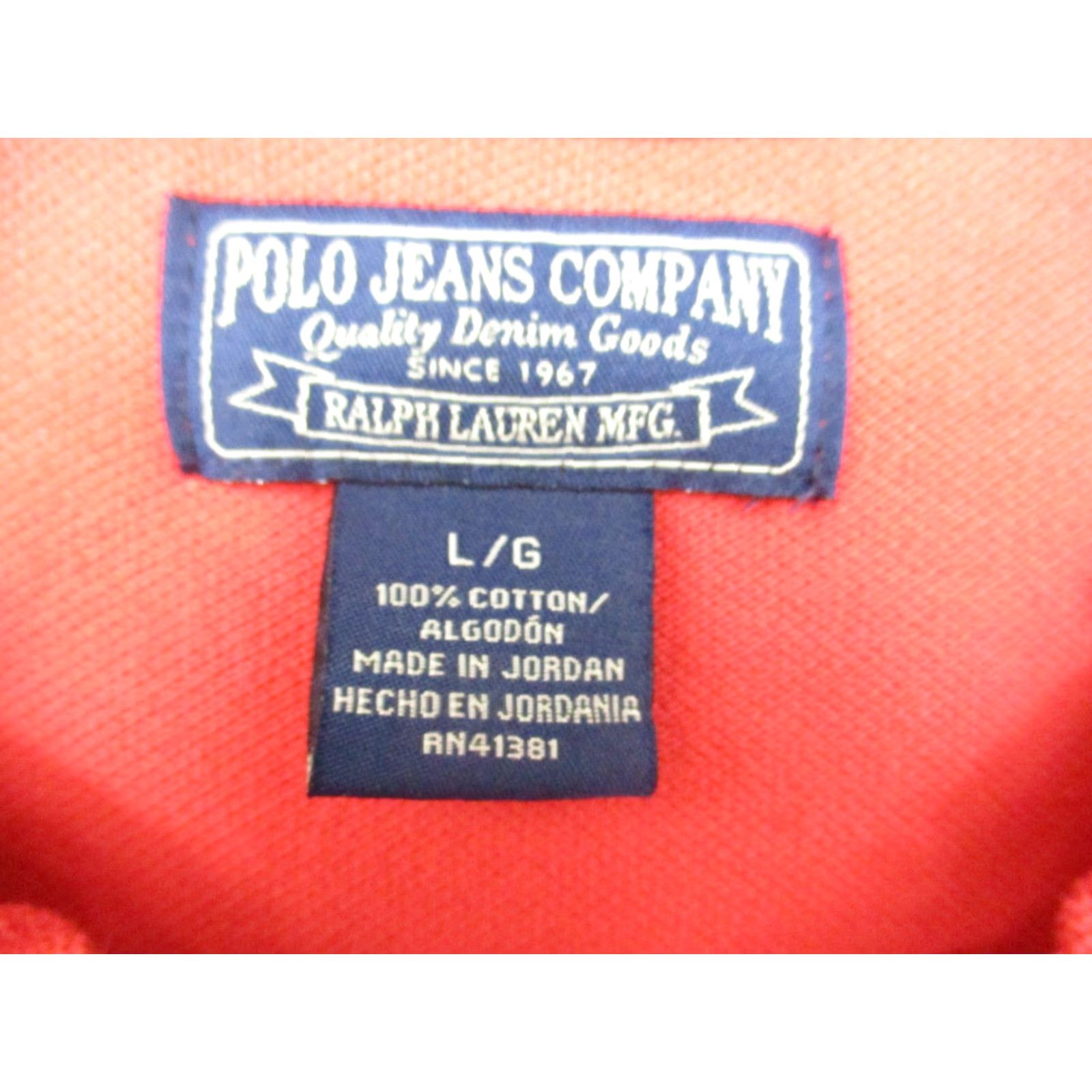 Polo Ralph Lauren Ralph Lauren Polo Blouse Large Womens Cotton Ruffle Button Short Sleeve Pink Red Vintage Monogram RL Shirt Size L / US 10 / IT 46 - 4 Thumbnail