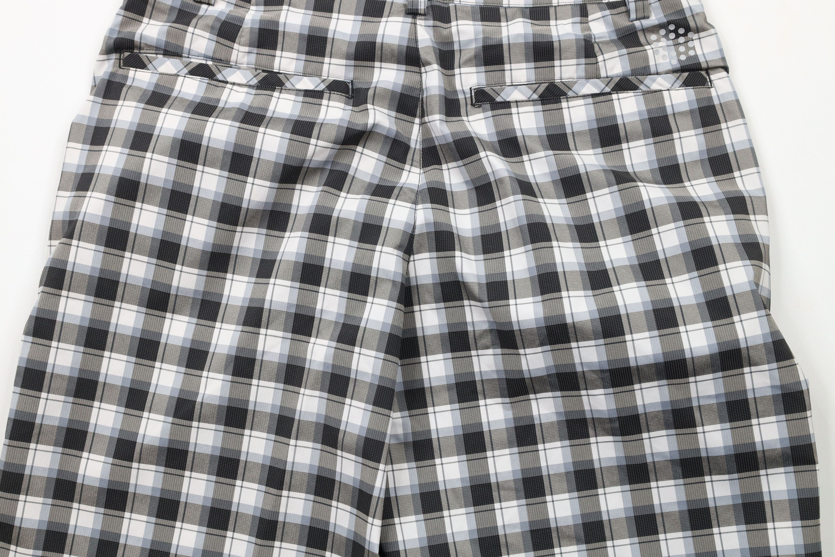 Puma × Vintage Puma Golf Cell Fowler Stretch Golfing Chino Shorts Plaid Size US 30 / EU 46 - 12 Thumbnail
