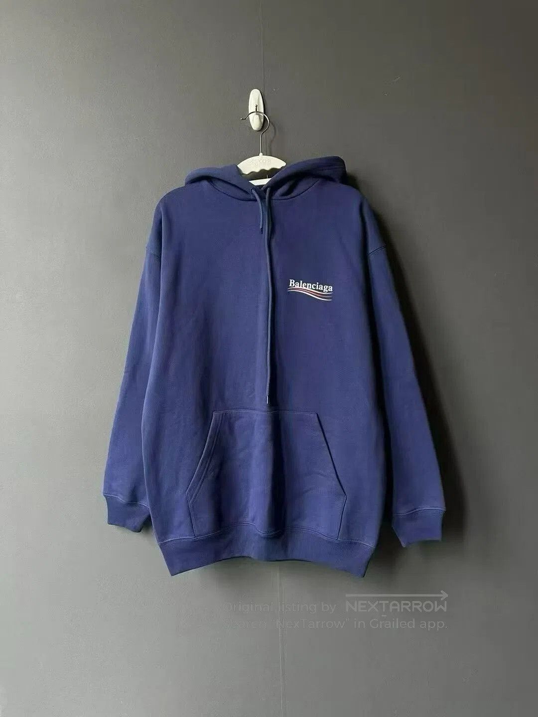 Balenciaga balenciaga blue logo hoodie. Size US XS / EU 42 / 0 - 1 Thumbnail