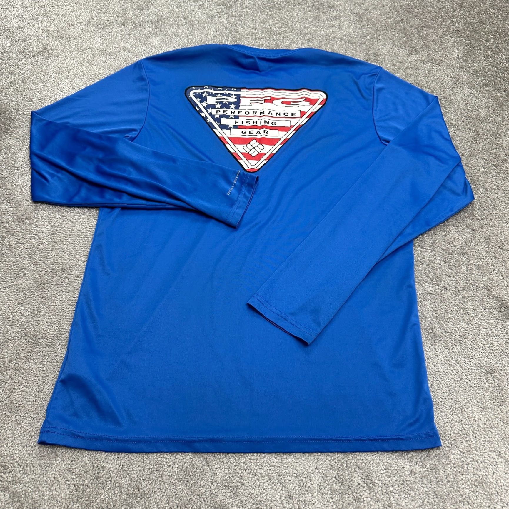 Vintage Columbia Tidal Shirt Mens Small Blue Long Sleeve Crew Neck PFG Omni-Shade All Seasons Breathable UPF 50 Sun Protection Fishing Hiking Size US S / EU 44-46 / 1 - 2 Thumbnail